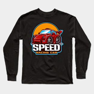 Mini Speed Racing Car Long Sleeve T-Shirt